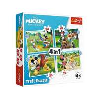 Trefl Trefl: Szép nap Mickey számára 4 az 1-ben puzzle - 35, 48, 54, 70 darabos