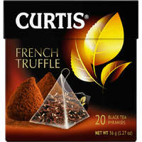 MAY LLc. Curtis Francia Trüffel, ízesített fekete tea piramis-filterben, 20x1,8gr