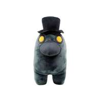 Flair Toys Among Us fekete 25cm-es plüss figura kalappal