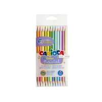 Carioca Bi-Color 12db-os pasztell színű két végű színes ceruza szett - Carioca