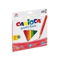 Carioca Háromszög színes ceruza szett hegyezovel 24db - Carioca