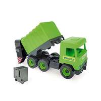 Wader Middle Truck: Kukás autó 43cm zöld - Wader