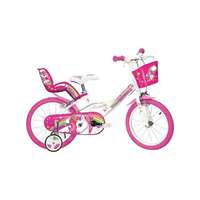 Dino Bikes Unikornis rózsaszín-fehér kerékpár 14-es méretben