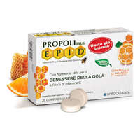 Specchiasol Cukormentes Propolisz 600 mg - 20 szopogatós tabletta - narancsos - Specchiasol