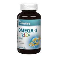 Vitaking Omega-3 Kids 500mg - 100 gélkapszula - Vitaking