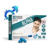 Natur Tanya ALPHA - A férfi potencia és a kirobbanó férfiasság támogatásához - 30 tabletta - Natur Tanya