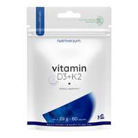 Nutriversum D3+K2 Vitamin - 60 kapszula Nutriversum