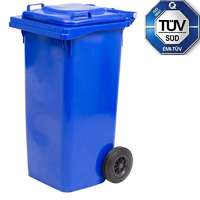 MŰANYAG SZEMETESKUKA 240 L - KÉK színű szelektív háztartási hulladéktároló - TÜV - ICS-ITALIA P14...