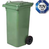  MŰANYAG SZEMETESKUKA 240 L - ZÖLD színű szelektív háztartási hulladéktároló - TÜV - ICS-ITALIA P1...
