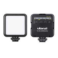  ULANZI VL49 mini LED lámpa, beépített akkumulátor, állitható fényerő, fotó és videó készitéshez,...