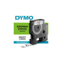 Dymo ID1-es nylon szalag 12mmx3,5m, fekete/fehér (18758, S0718040 ,16957, 18488)