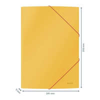 Leitz Leitz COSY Soft touch A4 meleg sárga gumis karton mappa