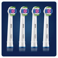 Oral-B Oral-B EB18-4 3D White fehér 4 db-os elektromos fogkefe pótfej szett
