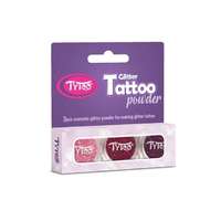 TyToo TyToo: Rózsaszín, mályva és sötét mályva színű csillámpor szett 3x2,5ml