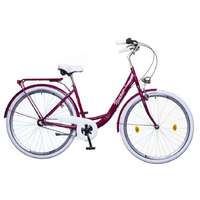 Neuzer Neuzer Balaton Premium 26 N3 női Városi Kerékpár 26" #padlizsán-fehér