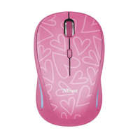 Trust Trust Yvi FX Wireless Mouse vezeték nélküli pink egér, vezeték nélküli, wireless, világítós, optikai