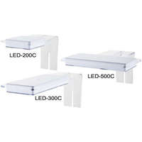 Sobo Sobo LED-200C akasztós fehér-kék LED világítás 4-6 mm-es üvegre - 4.3 W | 70 x 70 mm | 20-35 cm |...