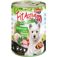 FitActive Panzi FitActive Dog Junior libás és nyulas konzerv 415 g