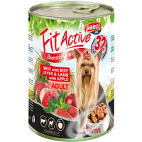 FitActive FitActive Dog Adult Beef with Beef Liver & Lamb with Apple (marha, máj és bárány) konzerv 415 g