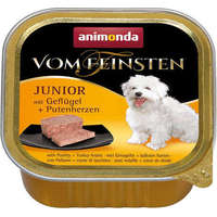 Animonda Animonda Vom Feinsten Junior – Szárnyashúsos és pulykaszíves kutyaeledel (22 x 150 g) 3.3 kg