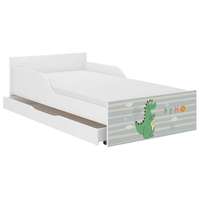 Nonbrand PUFI ifjúsági ágy ajándék matraccal 160x80 cm, ágyneműtartó nélkül - dino