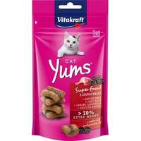 Vitakraft Vitakraft Cat Yums Superfood extra puha jutalomfalat kacsával és bodzával 40 g