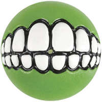 Rogz Rogz Grinz jutalomfalattal tölthető vigyori labda (M | 6.4 cm | Zöld)