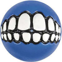 Rogz Rogz Grinz jutalomfalattal tölthető vigyori labda (L | 7.8 cm | Kék)