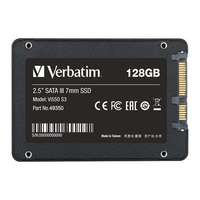 Verbatim VERBATIM SSD (belső memória), 128GB, SATA 3, 430/560MB/s, VERBATIM "Vi550"