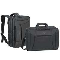 RIVACASE RIVACASE Notebook táska, hátizsákká alakítható, 16", RIVACASE "Central 8290", fekete
