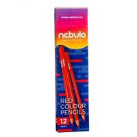 Nebulo NEBULO Színes ceruza, háromszögletű, NEBULO, piros