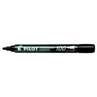 Pilot PILOT Alkoholos marker, 1 mm, kúpos, PILOT "Permanent Marker 100", fekete