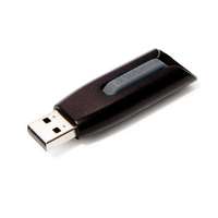 Verbatim VERBATIM Pendrive, 16GB, USB 3.2, 60/12 MB/s, VERBATIM "V3", fekete-szürke