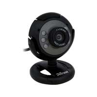 Trust TRUST Webkamera, beépített mikrofonnal, led világítás, TRUST "SpotLight Pro", fekete