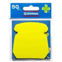 Donau DONAU Öntapadó jegyzettömb, telefon alakú, 50 lap, DONAU, sárga