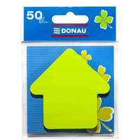 Donau DONAU Öntapadó jegyzettömb, nyíl alakú, 50 lap, DONAU, zöld