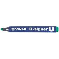 Donau DONAU Alkoholos marker, 2-4 mm, kúpos, DONAU "D-signer U", zöld