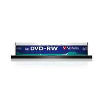 Verbatim VERBATIM DVD-RW lemez, újraírható, 4,7GB, 4x, 10 db, hengeren, VERBATIM