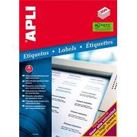 APLI APLI Etikett, lézernyomtatókhoz, 52,5x21,2 mm, APLI, 14000 etikett/csomag