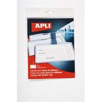 APLI APLI Névkitűző, csíptetővel, 90x56 mm, APLI