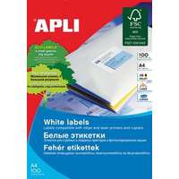 APLI APLI Etikett, univerzális, 210x148 mm, APLI, 200 etikett/csomag