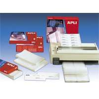 APLI APLI Etikett, mátrixnyomtatókhoz, 1 pályás, 127x48,7 mm, APLI, 3000 etikett/csomag