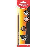 Maped MAPED Grafitceruza, HB, FSC 100%, háromszögletű, MAPED "Black`Peps"