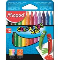 Maped MAPED Zsírkréta, MAPED "Color`Peps Wax", 12 különböző szín