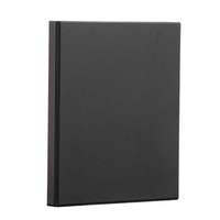 Panta Plast PANTA PLAST Gyűrűs könyv, panorámás, 4 gyűrű, 55 mm, A4, PP/karton, PANTA PLAST, fekete