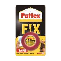 Henkel HENKEL Ragasztószalag, kétoldalas, 19 mm x 1,5 m, HENKEL "Pattex Fix 120 kg", piros