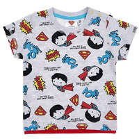 DC Superman szürke, mintás kisfiú póló