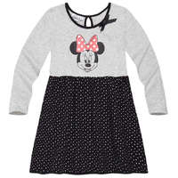 Disney Minnie Egér szürke-fekete lány ruha