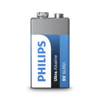 Philips Philips Elem ultra alkali 9v 1-bliszter 6LR61E1B/10