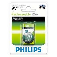 Philips Philips Elem tölthető 9v 170 mah 1-bliszter 9VB1A17/10
